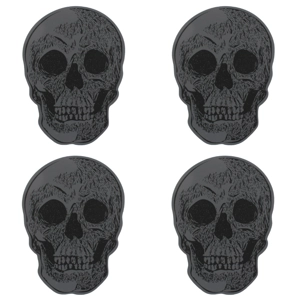 Coaster Set Of 4 Skull Design Coasters