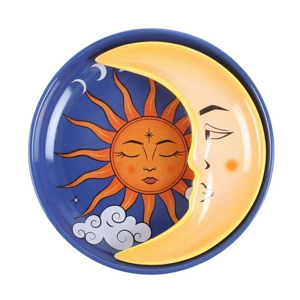 Stacking Trinket Dish - Sun and Moon Celestial