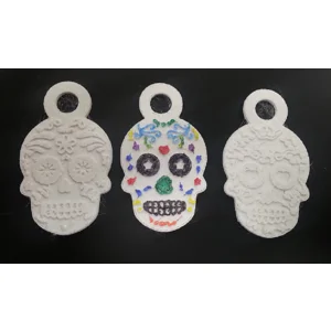 Sugar Skull Keychain