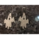2D Ghost Earrings