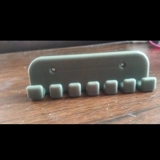 Multi-USB wall mount cord organizer