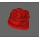Rose with Heart Base