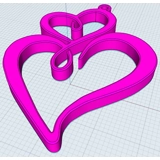 Entwined Hearts Keychain