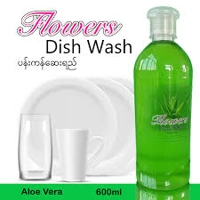Flowers Dish Wash 600ml Aloe Vera