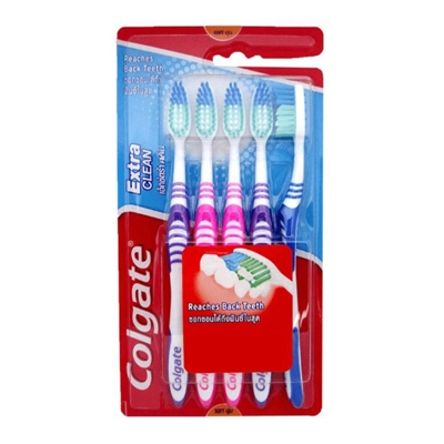 Colgate Toothbrush Extra Clean 5pcs