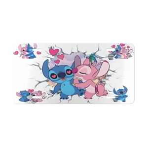 LP0007 Stitch Breakout Custom Designed Vanity Plate from O..