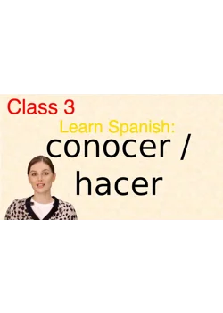 How to say TO DO & TO KNOW in Spanish VERBOS Class 3 Learn Spanish fast and easy, I learn Spanish