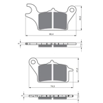 Brake Pads, Front - Vision