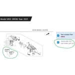 Brake pads, Rear - MSX125 AM (2021-23)