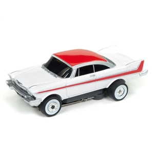 Auto World White & Red 1958 Plymouth Belvedere ThunderJet Ultra-G