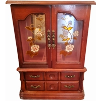 Dark Wood Jewellery Box