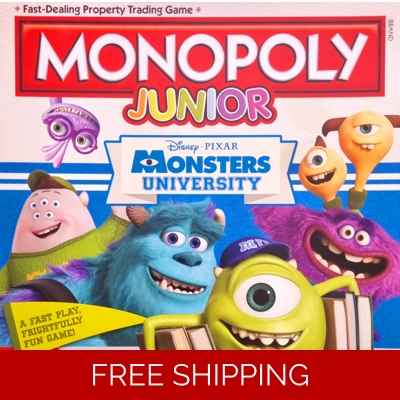 Junior Monopoly Monsters Uni Junior Monopoly Monsters Uni