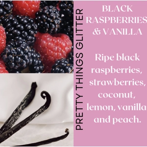 Black raspberry & vanilla scented wax melt snap bar