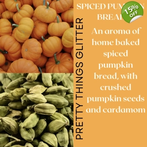 Spiced Pumpkin Bread scented wax melt snap bar