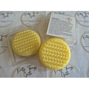 Sherbet Lemon Wax Melt Knitted Clamshell