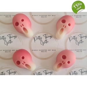 Scary Face Wax Melt (1) - Scent Blood Cherry