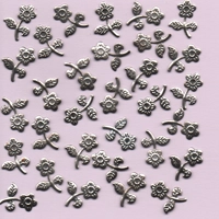 Zinc Flower Embellishments