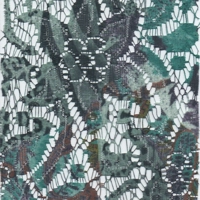 1 Mtr x 100mm Turquoise Lace..