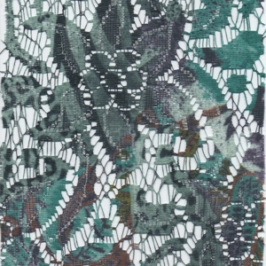 1 Mtr x 100mm Turquoise Lace..