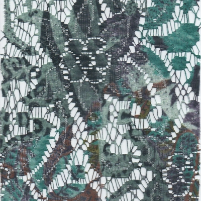 1 Mtr x 100mm Turquoise Lace Ribbon 1 Mtr x 100mm Turquoise Lace Ribbon