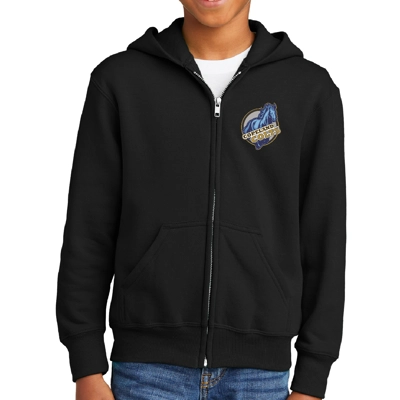 Black Mare Zip Up Hoodie