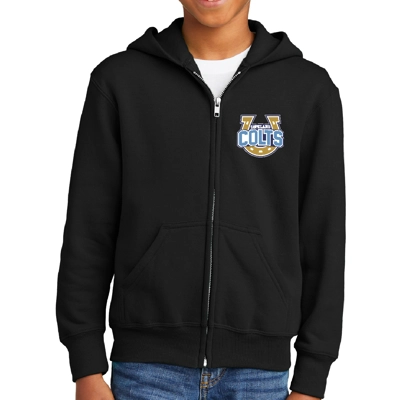 Black Shoe Zip Up Hoodie