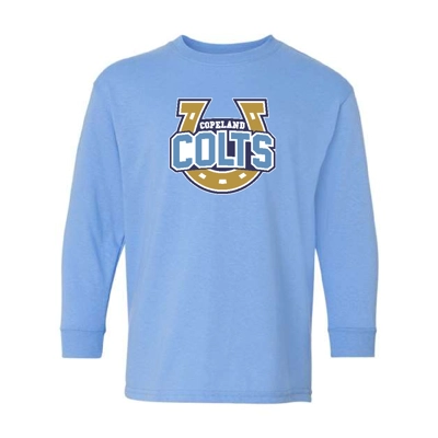 Carolina Blue Long Sleeve Tee Shoe