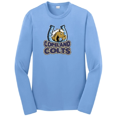 Carolina Blue Long Sleeve Performance Tee Colt