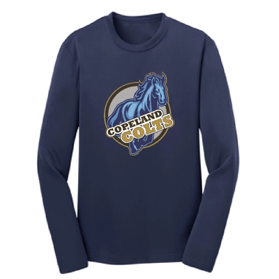 Navy Long Sleeve Tee Mare