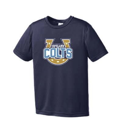 Navy Performance Tee Shoe