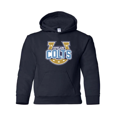 Navy Shoe Hoodie