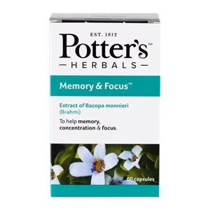 Potters Memory & Focus, 60 Capsules