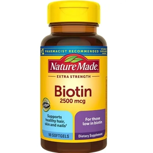 Nature Made Biotin 2500 Mcg Softgels Extra Strength - 90 Ct