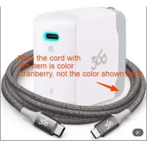 360 Electrical VividC18 + Habitat 18W USB-C Charger + 4ft ..