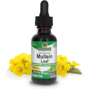 Nature's Answer Mullein Drops - Alcohol-Free Lung Support,..