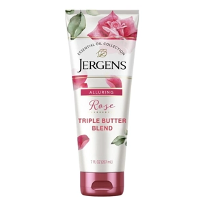 Jergens Rose Body Butter with Camellia Oil - Luxurious Hydration, 7 oz