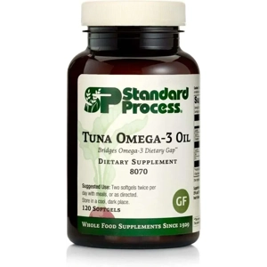 Standard Process Tuna Omega-3 Oil 120 Softgels for Brain & Eye Health