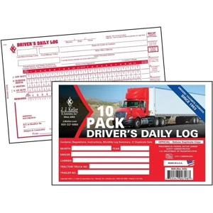 Jj Keller Duplicate Driver's Daily Log Book, Carbonless Mf..