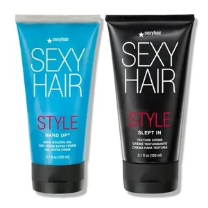 SexyHair Power Duo | Hard Up & Slept In – 5.1 fl oz Each