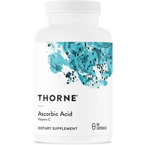 THORNE Ascorbic Acid - 1000 mg Vitamin C Supplement, 60 Ca..