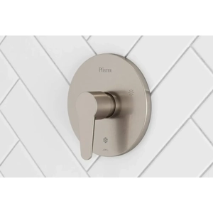 Pfister Pfirst Modern R89-040K Valve Trim Only, Brushed Ni..