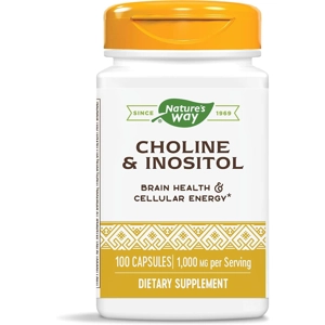Nature's Way Choline & Inositol | 100 capsules, 1000mg per..