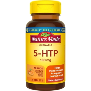 Nature Made 5-HTP Chewable Orange Citrus - 100 mg - 30 Tab..
