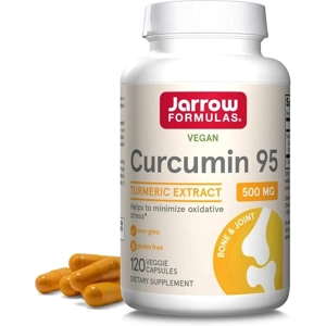 Jarrow Formulas, Curcumin 95, Turmeric Extract, 500 mg, 12..