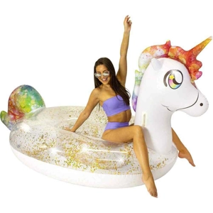 Poolcandy Gigantic Inflatable 2 to 3 Person Pool, Beach, a..