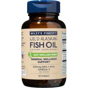 Wiley’s Finest Wild Alaskan Fish Oil Easy Swallow Minis - ..