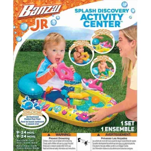 BANZAI Jr. Splash Discovery Activity Center Water Play Set