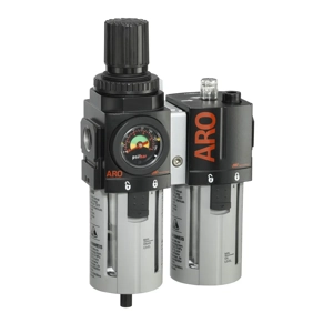 ARO 3/8” FRL Combo Unit - 1500 Series, Relieving, Polycarb..
