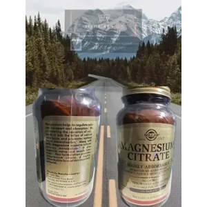 Solgar, Magnesium Citrate, 120 Tablets 2 Bottles