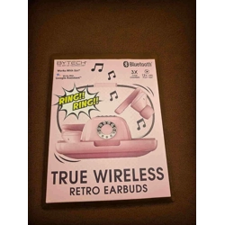 Bytech True Wireless Retro Earbuds close-up